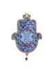 Iris Design Hamsa Plaque murale Hébreu Accueil Bénédiction avec... | Mains Hamsa