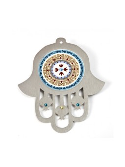 Dorit Judaica Mur Hamsa Vie Bénie Nouveau Mois Béni... | Mains Hamsa