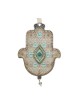 Iris Design Plaque murale Hamsa avec mots de bénédiction en... | Mains Hamsa