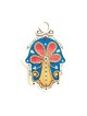 Mur de conception de fleurs Hamsa par Ester Shahaf | Hamsa en métal