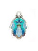 Nuances de bleu mur Hamsa de Ester Shahaf | Hamsa en métal