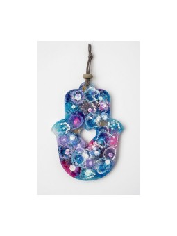 Graciela Noemi Handcrafted Hamsa with Cutout Heart Sh... | Hamsa Hands