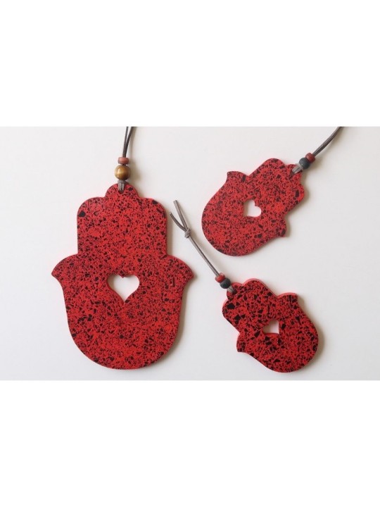 Graciela Noemi Handcrafted Terrazzo Hamsa Cutout Hear... | Hamsa Hands