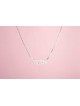 Collier hébreu Osher en argent sterling, collier familial en argent sterling