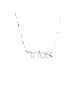 Simple Thin Silver Hebrew Name Necklace , Sterling Silver Name Necklac