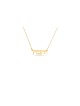 Collier de nom en argent unique hébreu, cadeaux Tu B'Av, Judaica israélien