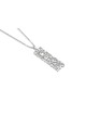 Pendentif élégant initial anglais, colliers de nom en argent sterling, Isr