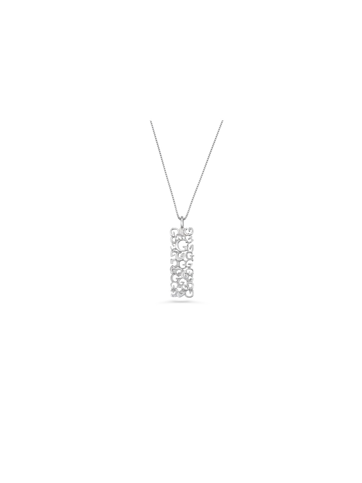 Pendentif élégant initial anglais, colliers de nom en argent sterling, Isr