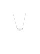 Sterling Silver Hebrew Name Classic Necklace , Sterling Silver Name Ne