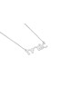 Charmant collier d’argent hébreu cursif, cadeaux Tu B’Av, Juda israélien