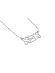 Superbe collier en argent sterling père, cou familial en argent sterling
