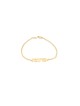 Elegant Hebrew Name Silver Bracelet , Tu B'Av Gifts , Israeli Judaica