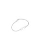 Hebrew Cursive Name Silver Bracelet , Tu B'Av Gifts , Israeli Judaica