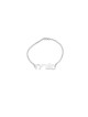 Bracelet en argent avec nom hébreu écrit à la main, cadeaux Tu B'Av, Jud israélien