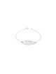 Nom complet Bracelet en argent scié , Cadeaux Tu B'Av , Judaica israélien