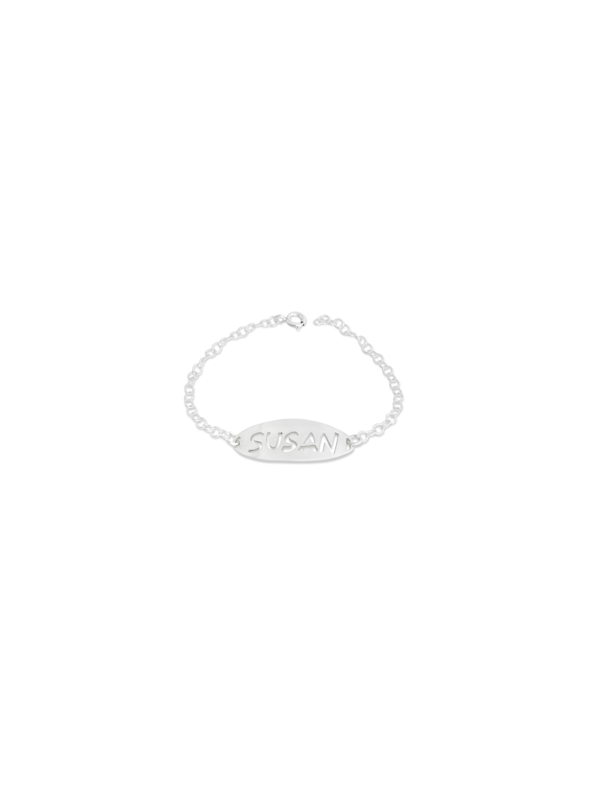 Nom complet Bracelet en argent scié , Cadeaux Tu B'Av , Judaica israélien