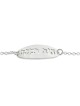 Full Name Sawn Silver Bracelet , Tu B'Av Gifts , Israeli Judaica