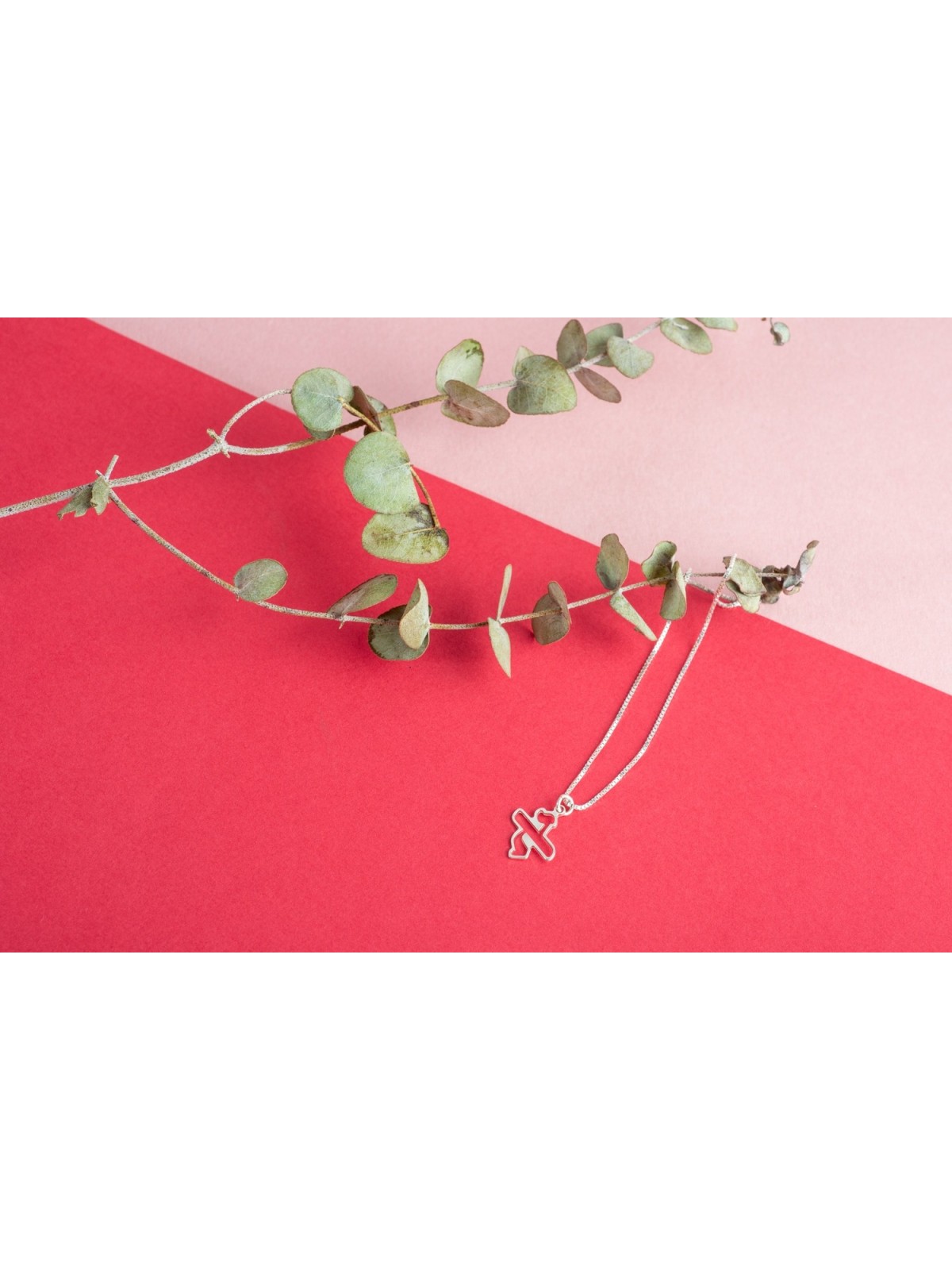 Pendentif en argent avec lettre hébraïque découpée, collier familial en argent sterling