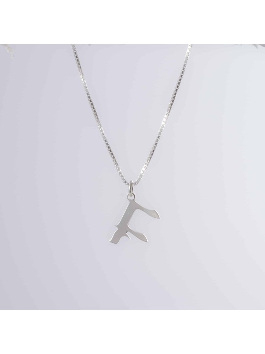 Pendentif argenté moderne élégant de Chai, colliers de famille d'argent sterling