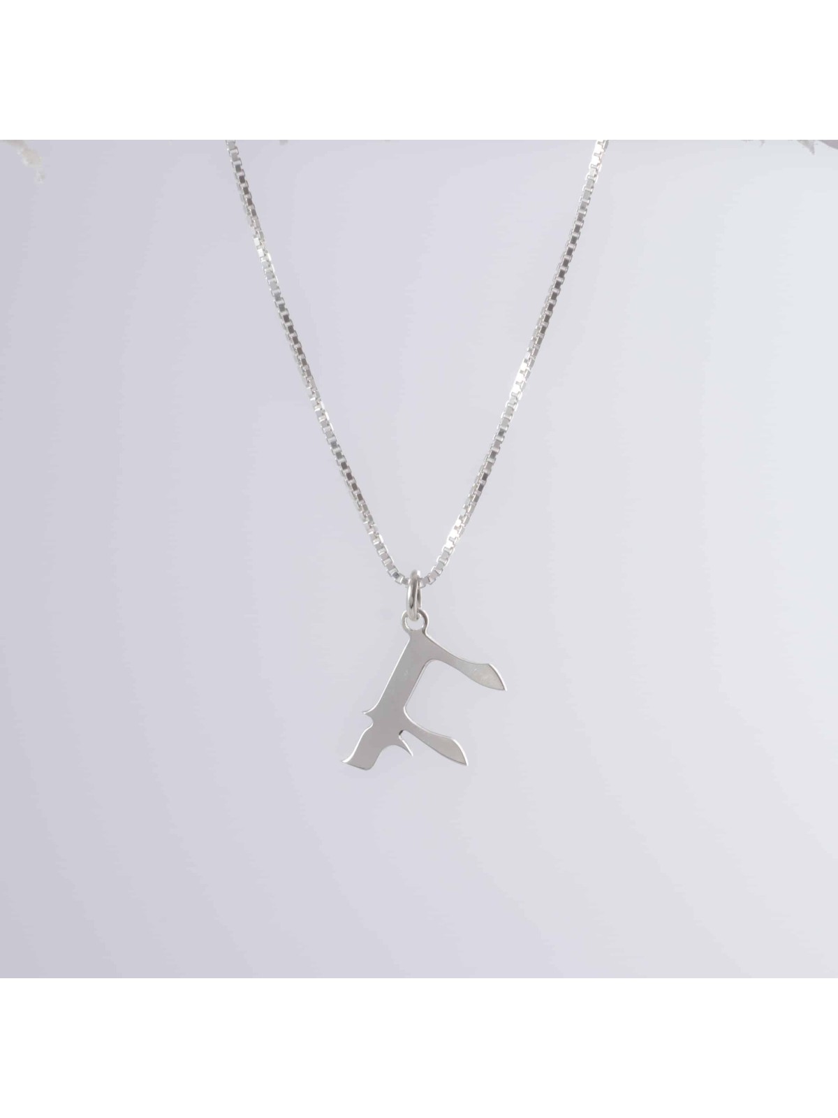 Stylish Chai Modern Silver Pendant , Sterling Silver Family Necklaces