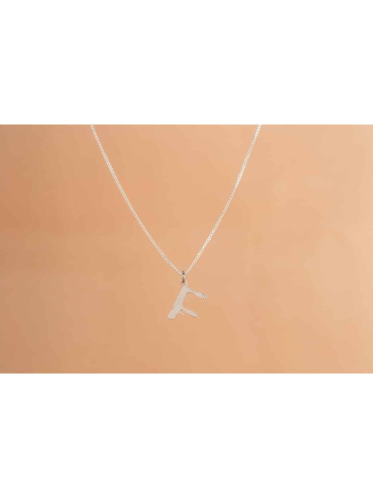 Pendentif argenté moderne élégant de Chai, colliers de famille d'argent sterling