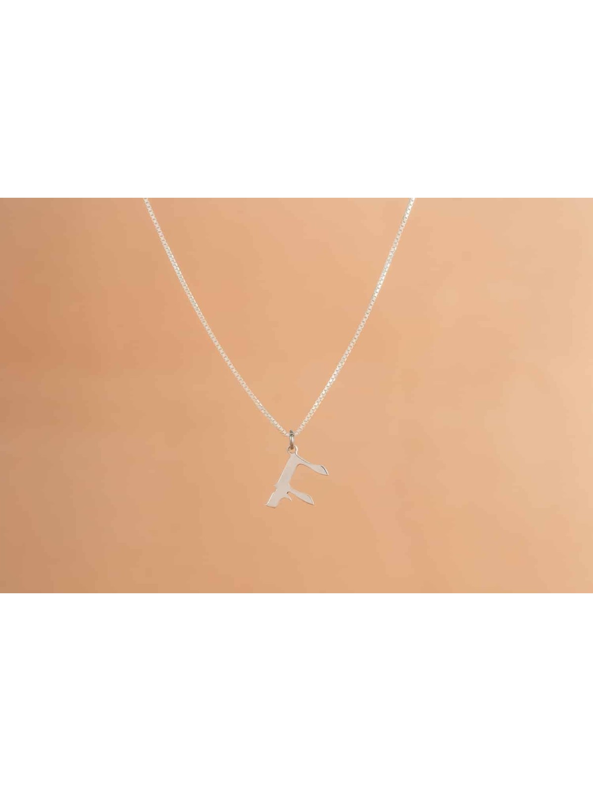 Pendentif argenté moderne élégant de Chai, colliers de famille d'argent sterling