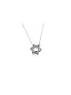 Modern Bold Silver Star of David Pendant , Sterling Silver Family Neck