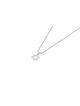 Pendentif classique en argent avec étoile fine de David, famille en argent sterling Nec