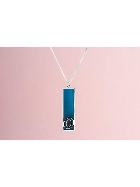 Collier rectangulaire de lettres colorées, cadeaux de mariage juif, israélien