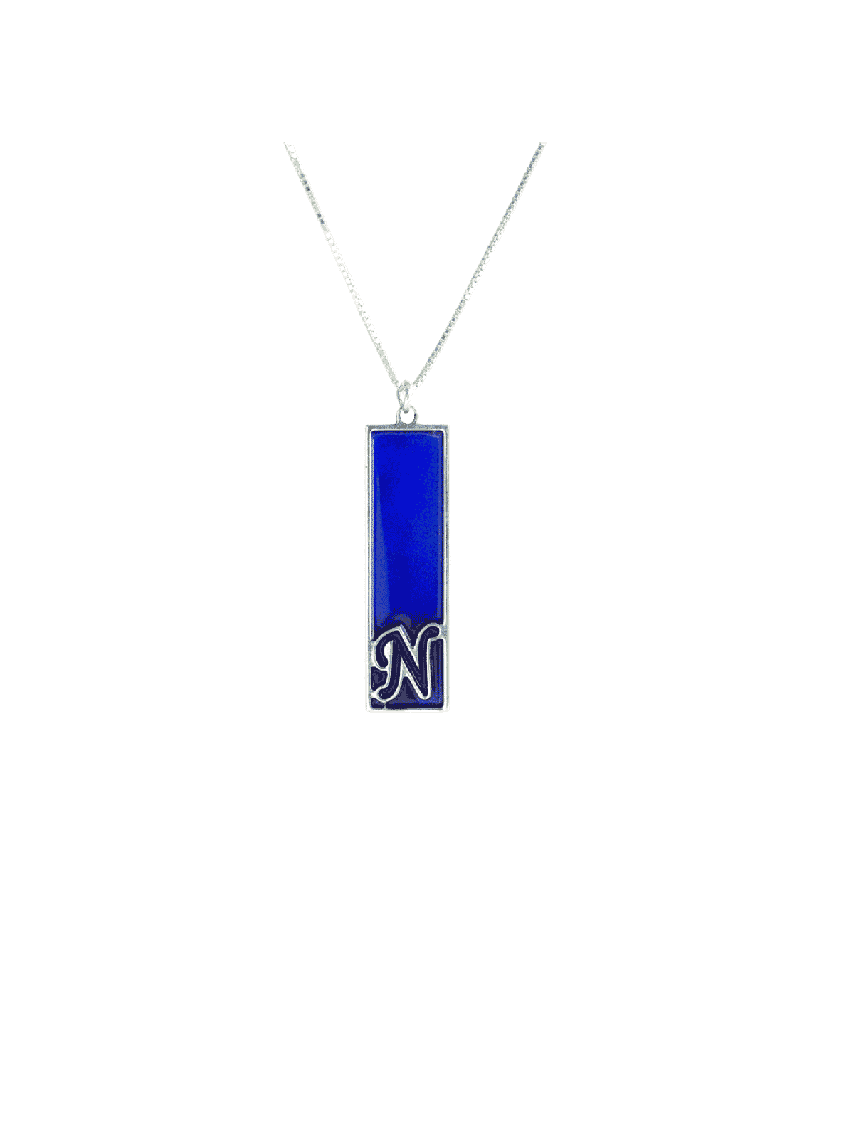 Collier rectangulaire de lettres colorées, cadeaux de mariage juif, israélien