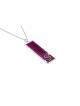 Collier rectangulaire de lettres colorées, cadeaux de mariage juif, israélien