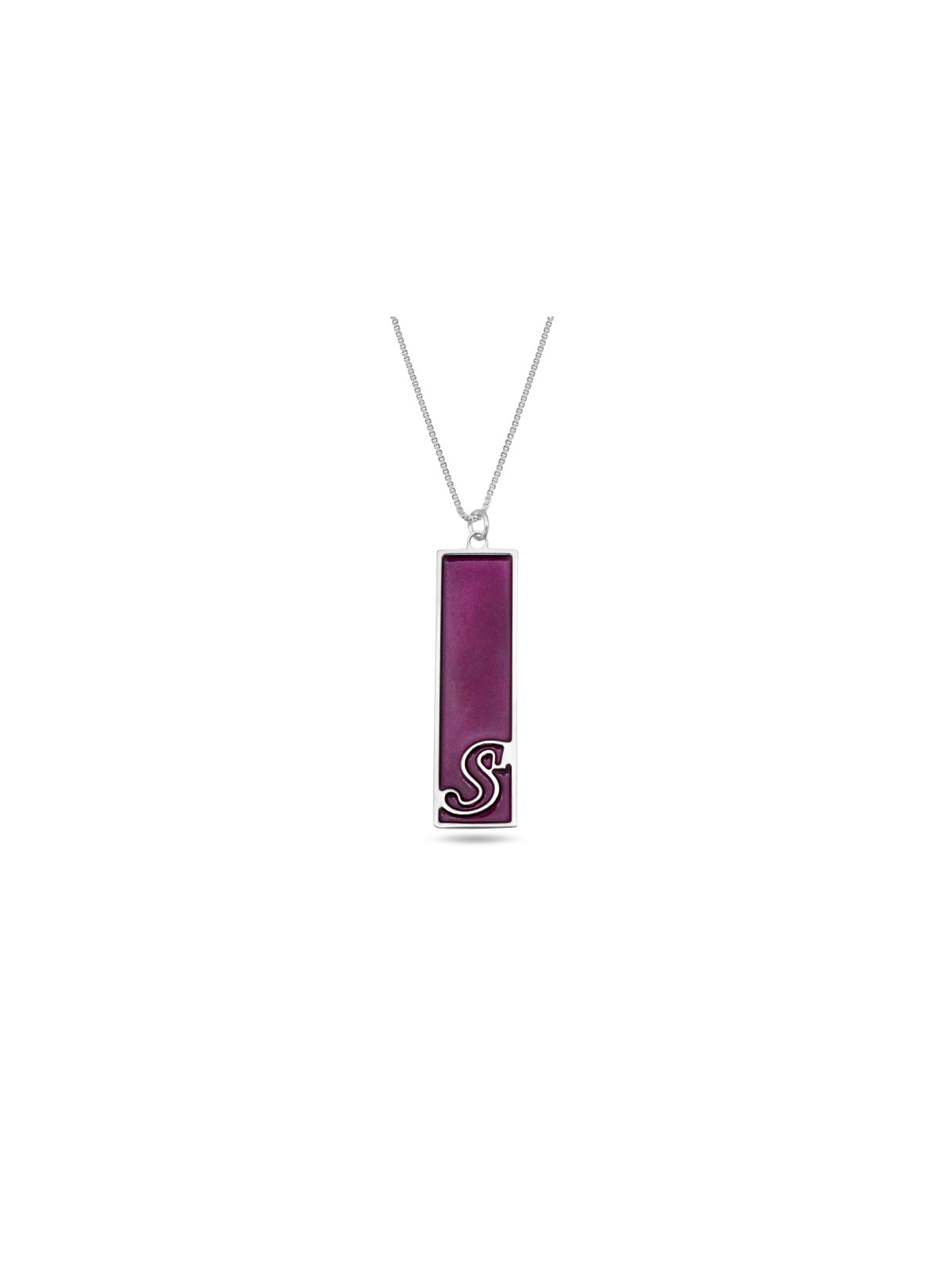 Collier rectangulaire de lettres colorées, cadeaux de mariage juif, israélien