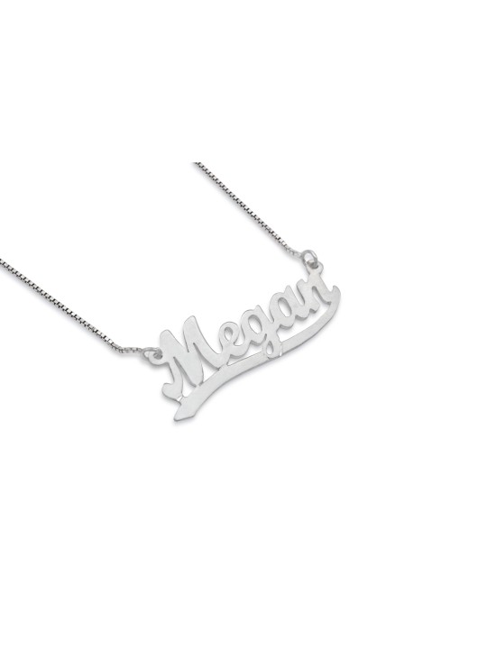 Fashionable Sterling Silver Custom Name Necklace , Tu B'Av Gifts , Isr