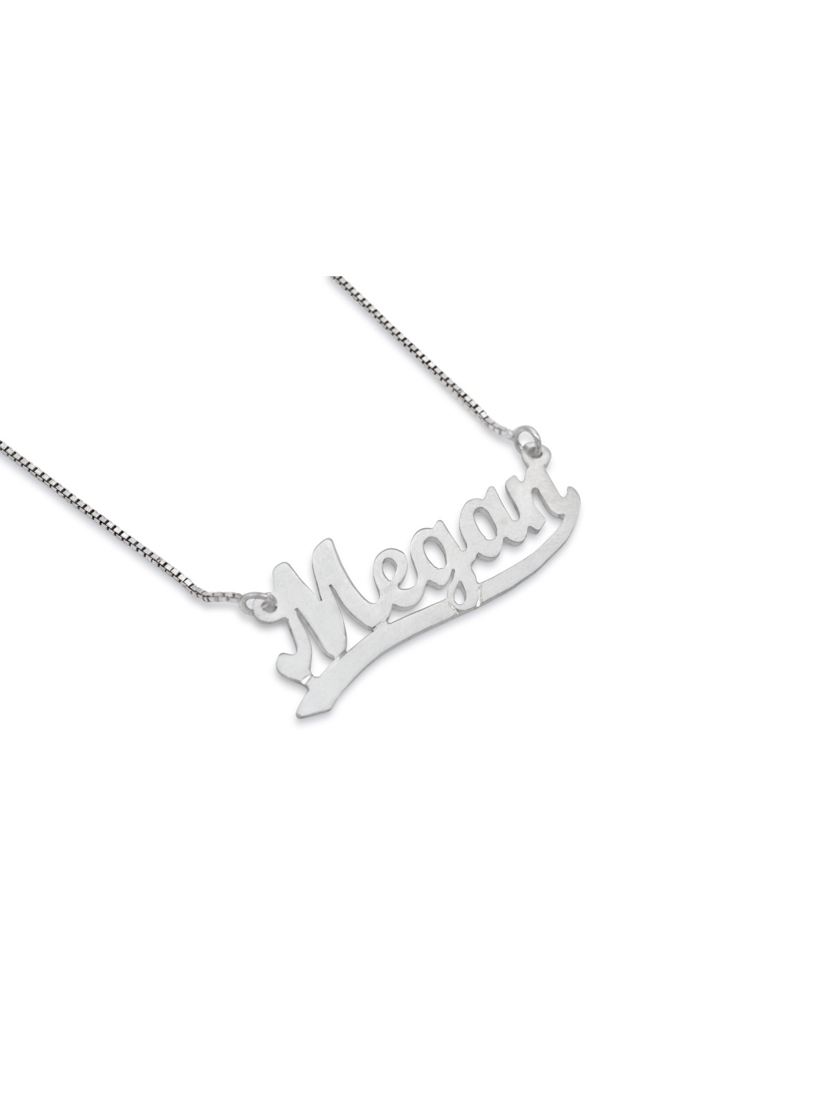 Fashionable Sterling Silver Custom Name Necklace , Tu B'Av Gifts , Isr