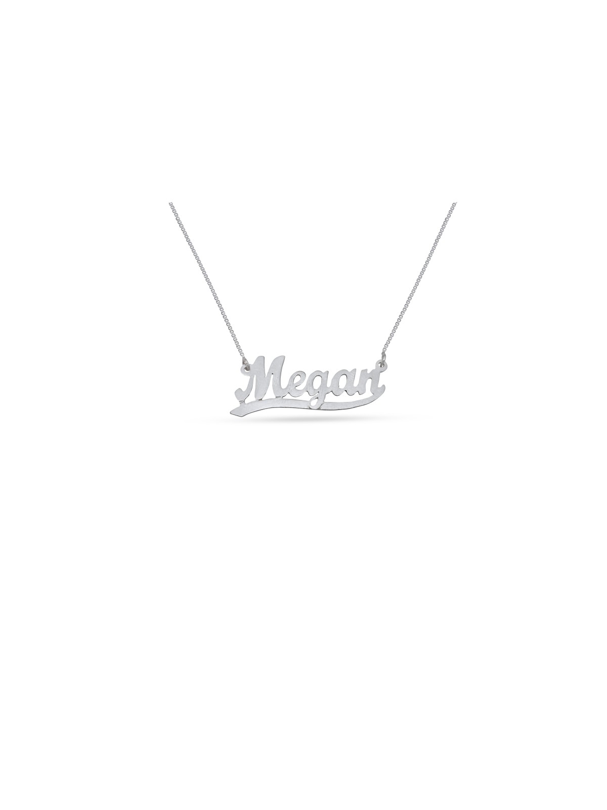 Fashionable Sterling Silver Custom Name Necklace , Tu B'Av Gifts , Isr