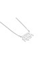 Collier de noms en argent anglais et hébreu, cadeaux Tu B'Av, Juda israélien