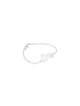 Cursive Hebrew Name Silver Bracelet with Heart , Tu B'Av Gifts , Israe