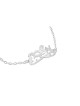 Bracelet en argent décoré avec nom hébreu, cadeaux Tu B'Av, judaïque israélien