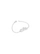 Bracelet en argent décoré avec nom hébreu, cadeaux Tu B'Av, judaïque israélien