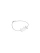 Cursive Charming English Name Silver Bracelet , Tu B'Av Gifts , Israel