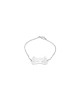 Bracelet en argent sterling avec nom anglais Hearts, cadeaux Tu B'Av, israélien