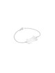 Bracelet en argent sterling avec nom anglais Hearts, cadeaux Tu B'Av, israélien