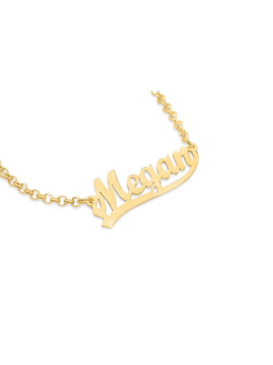 Bracelet en argent avec nom anglais cursif élégant, cadeaux Tu B'Av, israélien