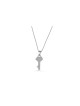 Sterling Silver Unique Key Necklace , Sterling Silver Family Necklaces