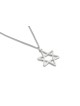 Charmant collier en argent étoile de David, collier familial en argent sterling