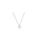 Collier en argent sterling double cœurs, collier familial en argent sterling