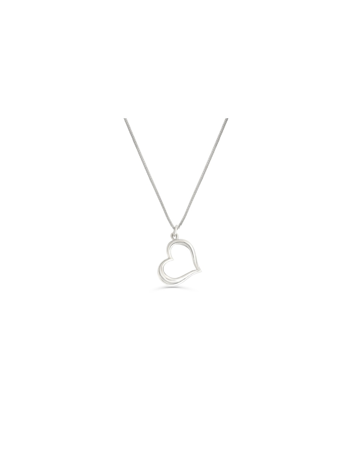 Pendentif double cœur en argent sterling, collier familial en argent sterling