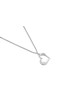 Pendentif double cœur en argent sterling, collier familial en argent sterling