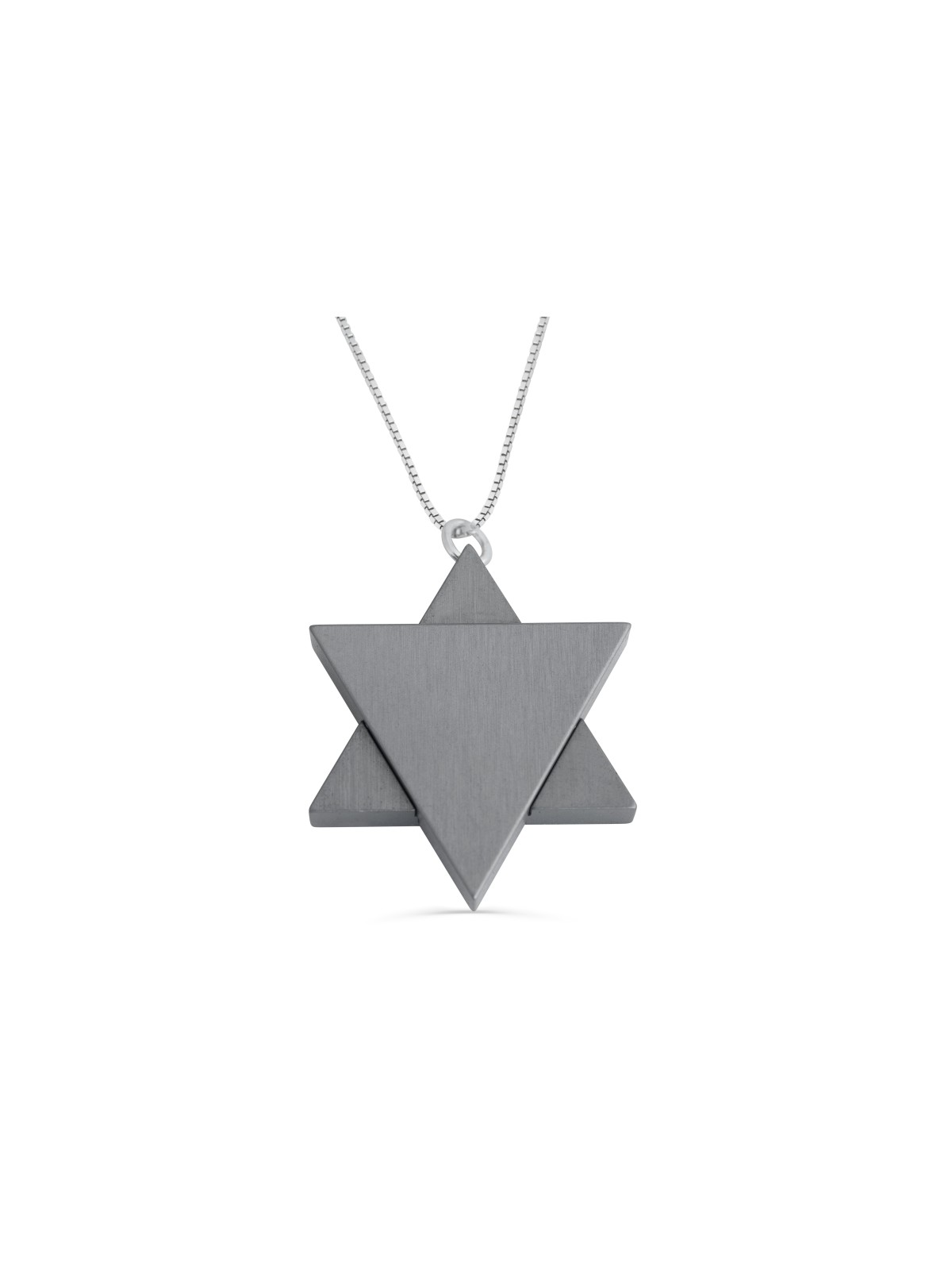 Pendentif en aluminium étoile de David, cadeaux Tu B'Av, Judaica israélien