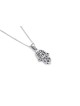 Petit pendentif en argent sterling en filigrane Hamsa, famille en argent sterling